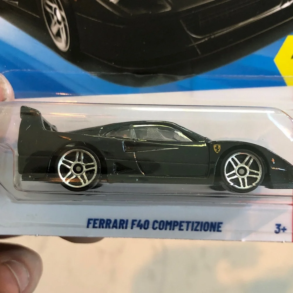 Mattel Hot Wheels Black Ferrari F40 Toy Car